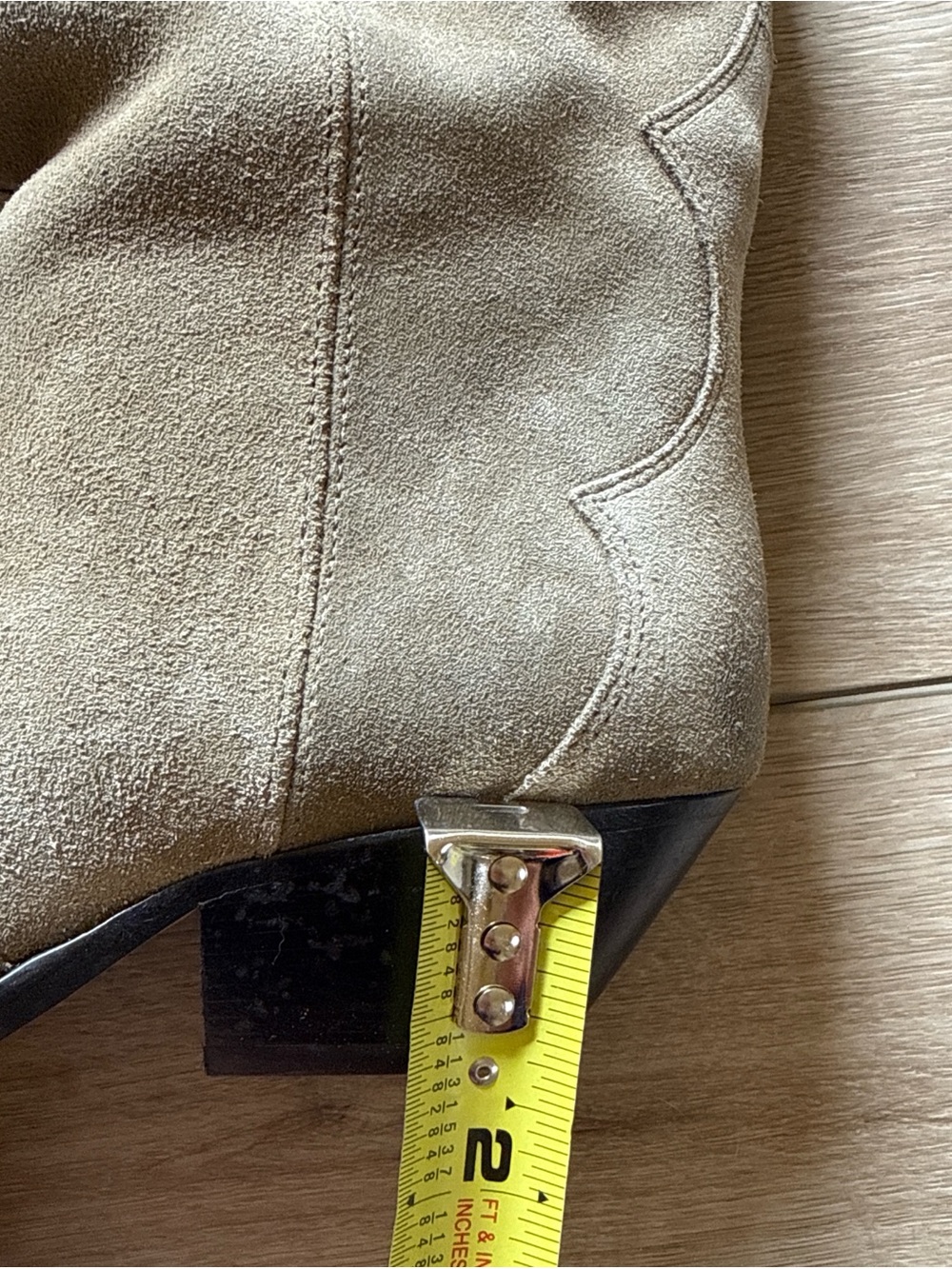 Isabel Marant denvee tall suede boots size 38 taupe - Picture 5 of 9